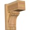 Ekena Millwork Merced Block Rough Sawn Outlooker, Western Red Cedar, 8"W x 14"D x 18"H OUT08X14X18MRC05RWR - alternate 1